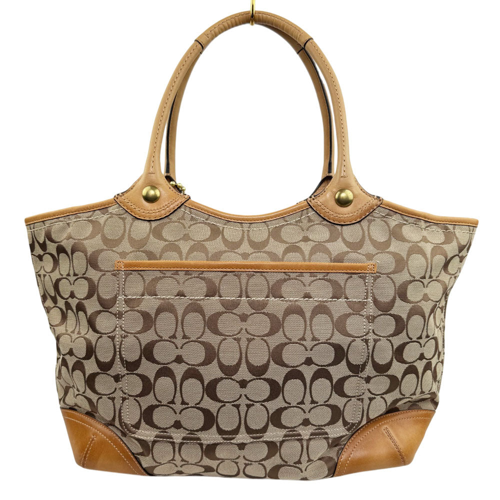COACH Bleeker Brown Signature Canvas Tote Shoulder Bag LHQ1833