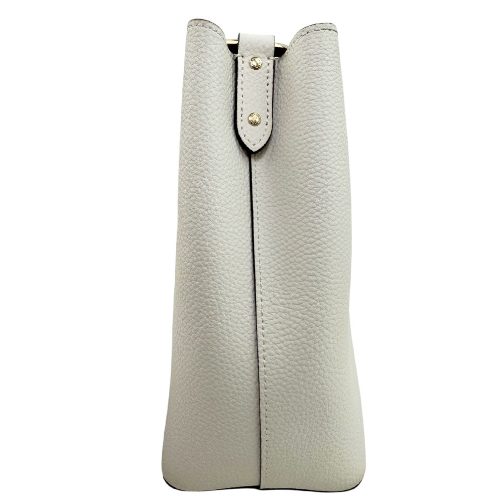 COACH Town Cream Leather Hand Shoulder Bag LHQ1838