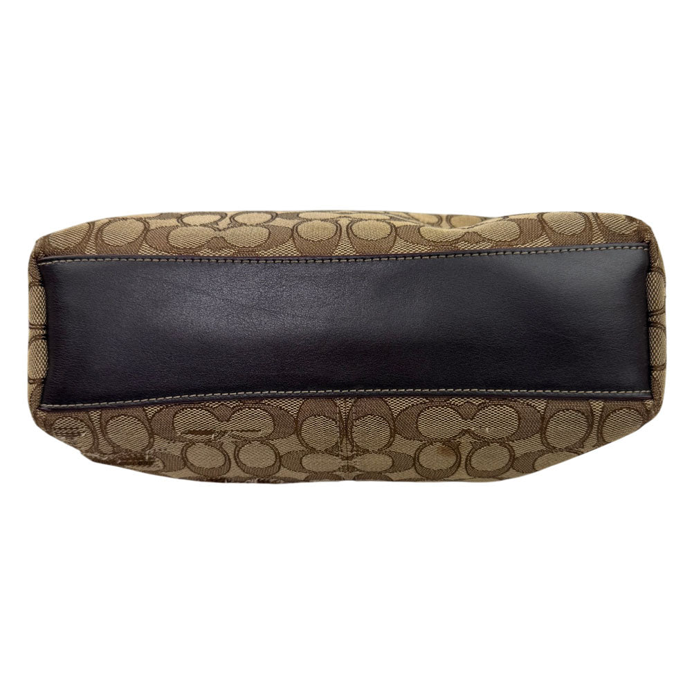 COACH Signature Brown Shoulder Crossbody Bag LHQ1853