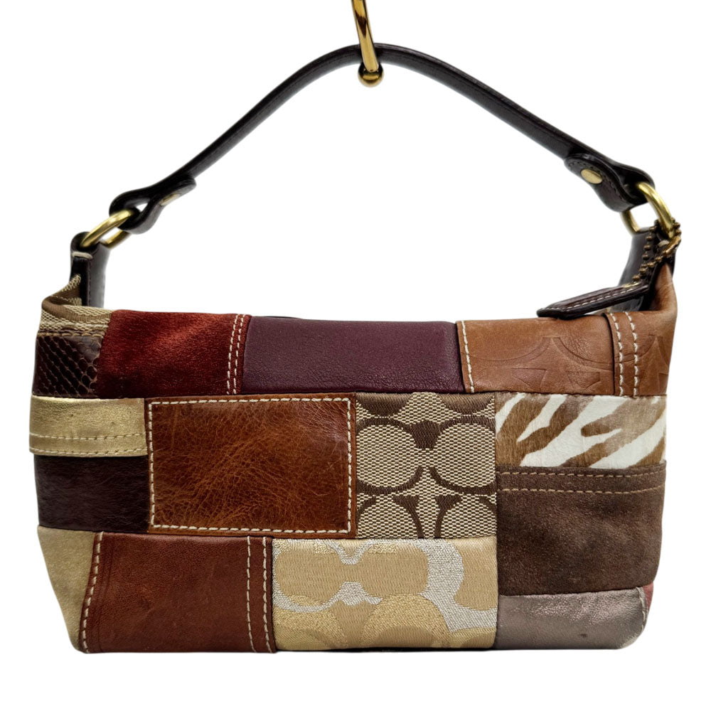 COACH Signature Patchwork Mini Hobo Bag LHQ1854