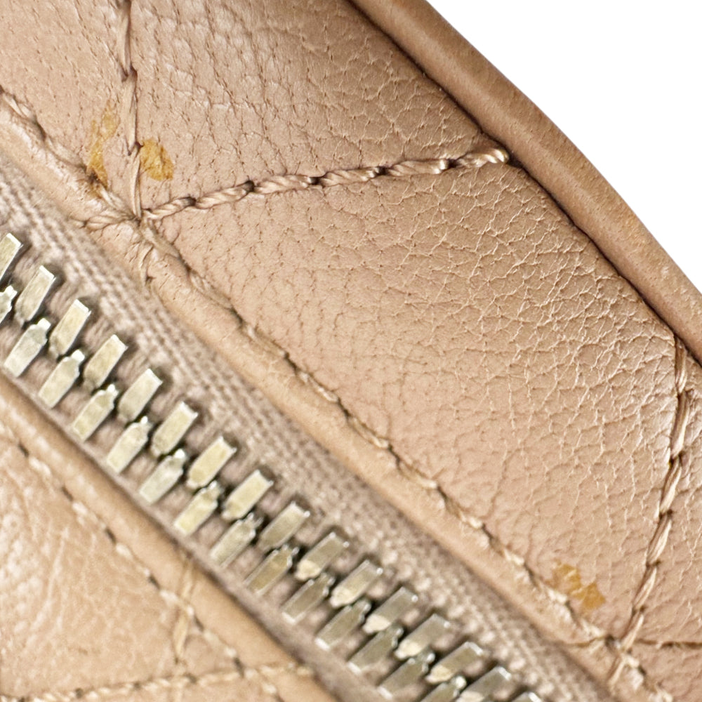 CHANEL Beige Leather CoCo Curve Vanity Shoulder Hand Bag LHQ1857
