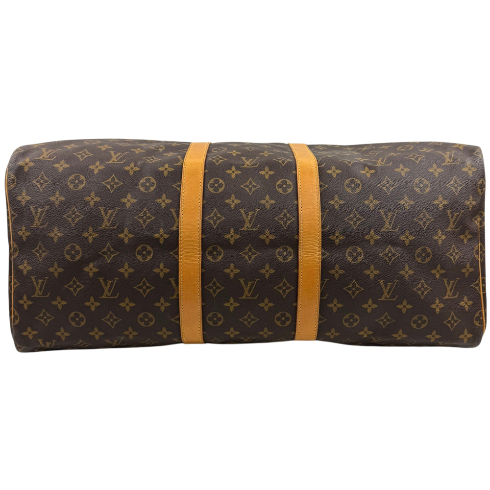 LOUIS VUITTON Monogram Keepall 55 Duffel Bag LHQ1859