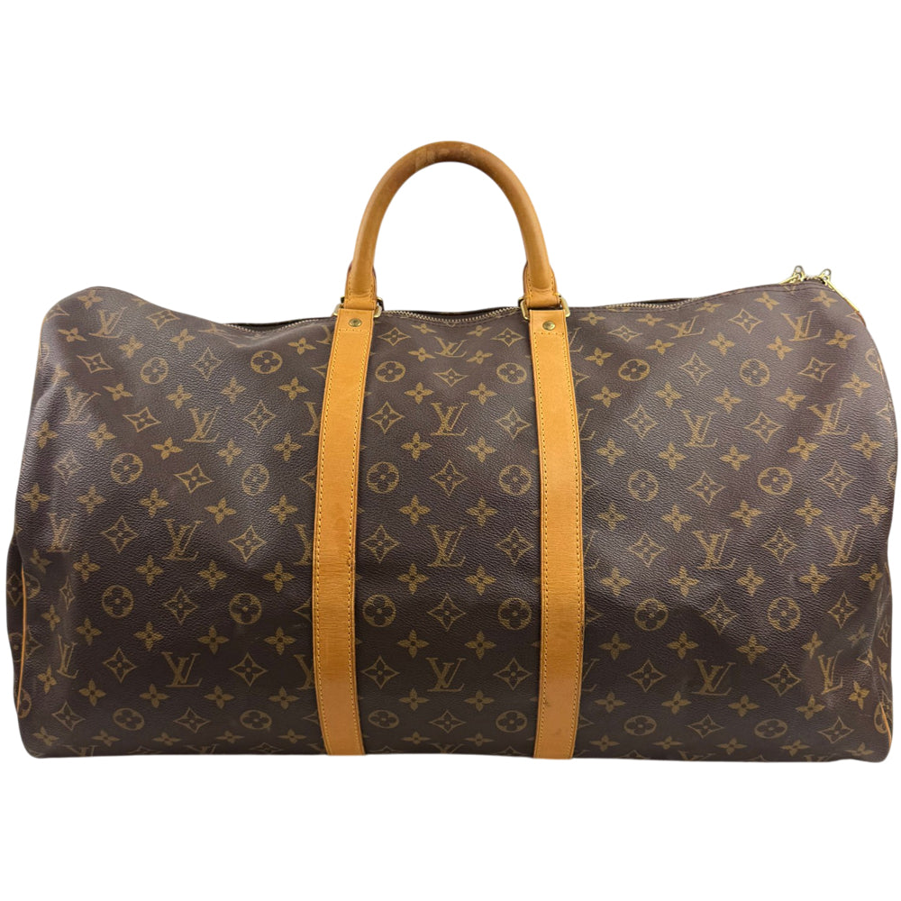 LOUIS VUITTON Monogram Keepall 55 Duffel Bag LHQ1859