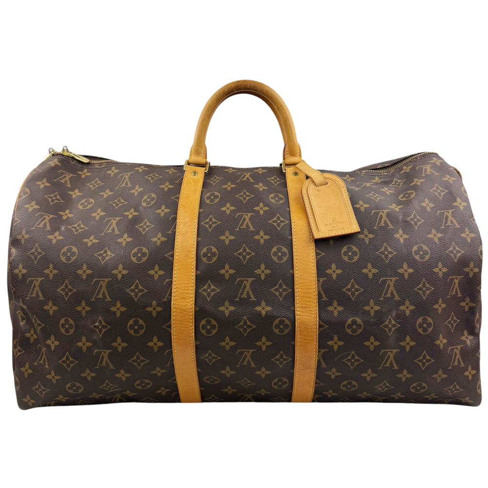 LOUIS VUITTON Monogram Keepall 55 Duffel Bag LHQ1859