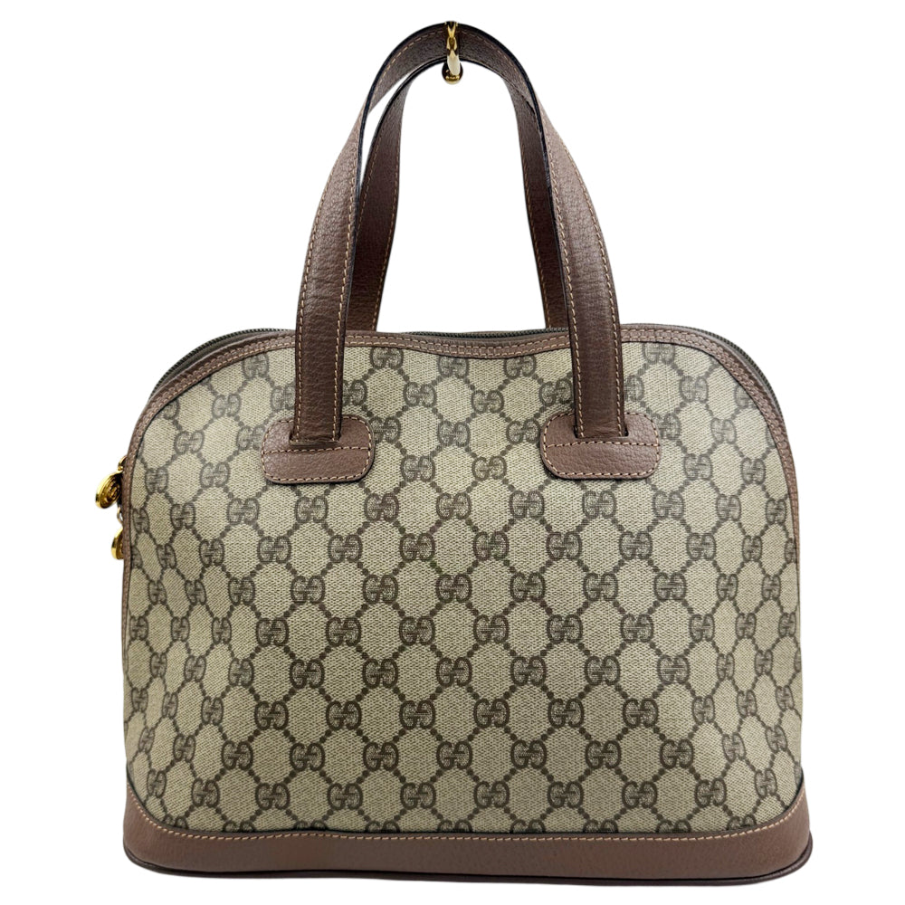 GUCCI Brown GG Canvas Dome Hand Shoulder Bag LHQ1863