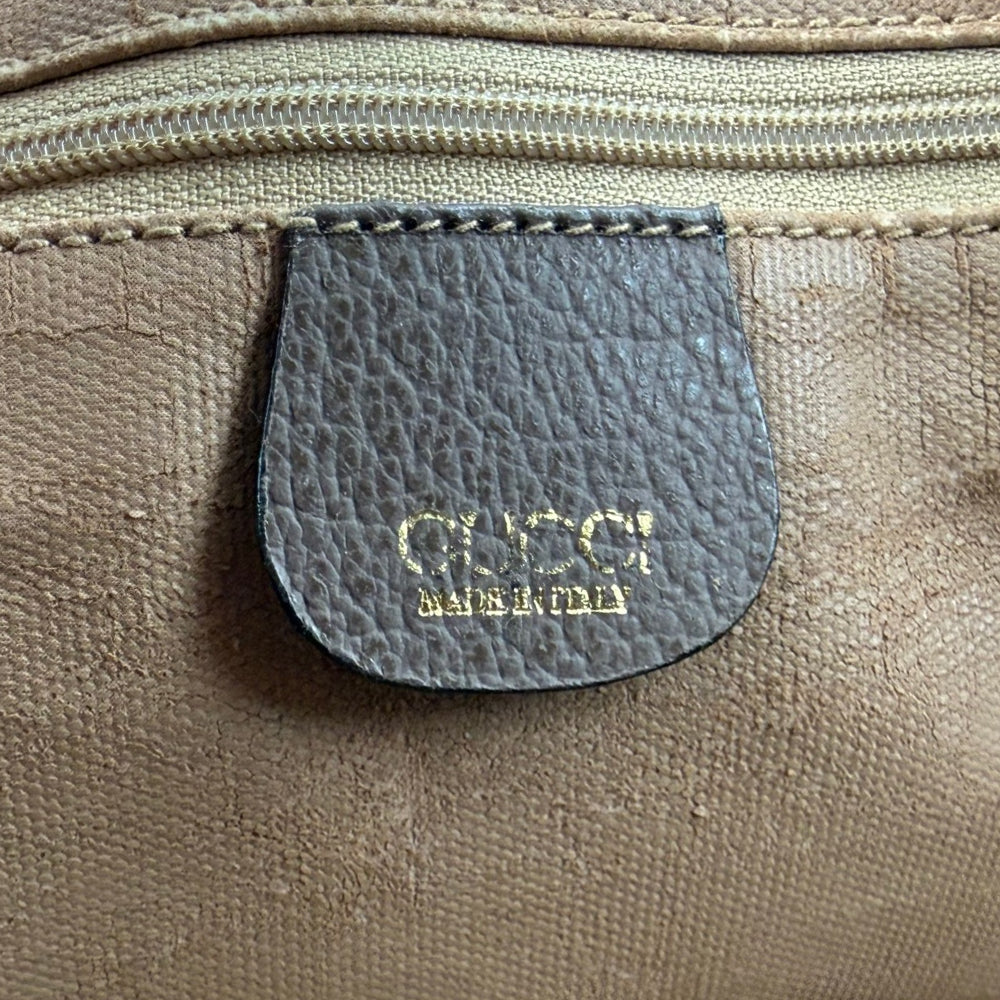 GUCCI Brown GG Canvas Dome Hand Shoulder Bag LHQ1863