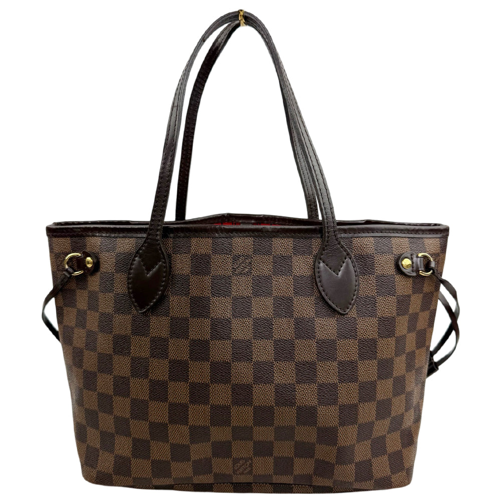 LOUIS VUITTON Neverfull PM Damier Ebene Shoulder Bag LHQ1865
