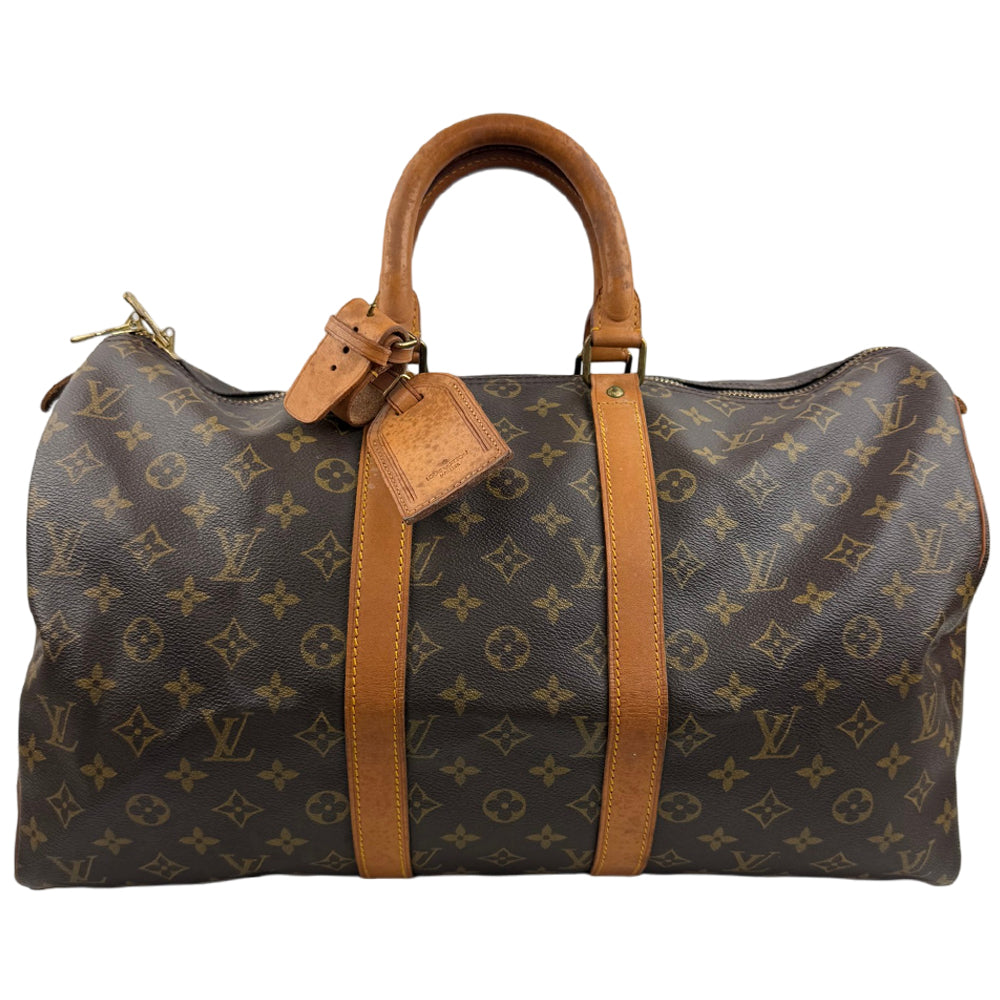 LOUIS VUITTON Monogram Keepall 45 Duffel Bag LHQ1870