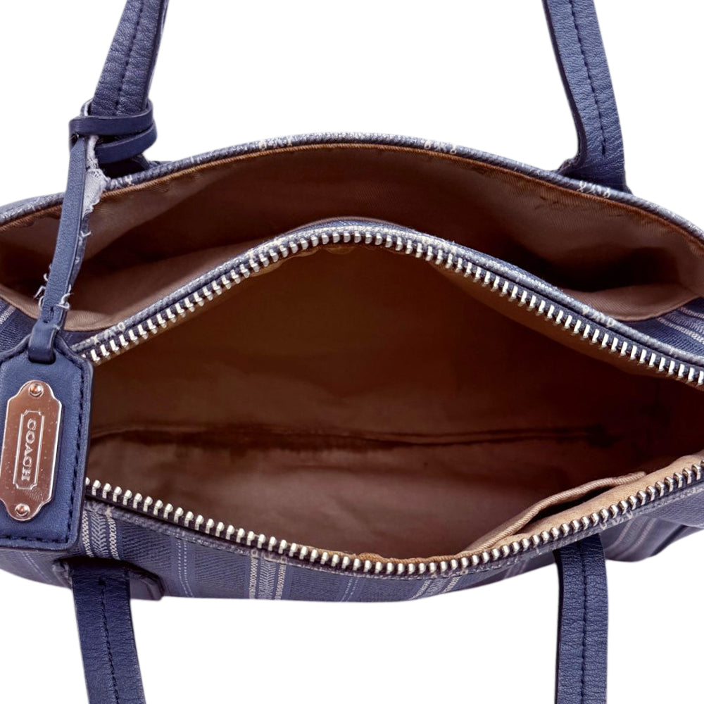 COACH Legacy Blue Shoulder Hand Bag LHQ1875