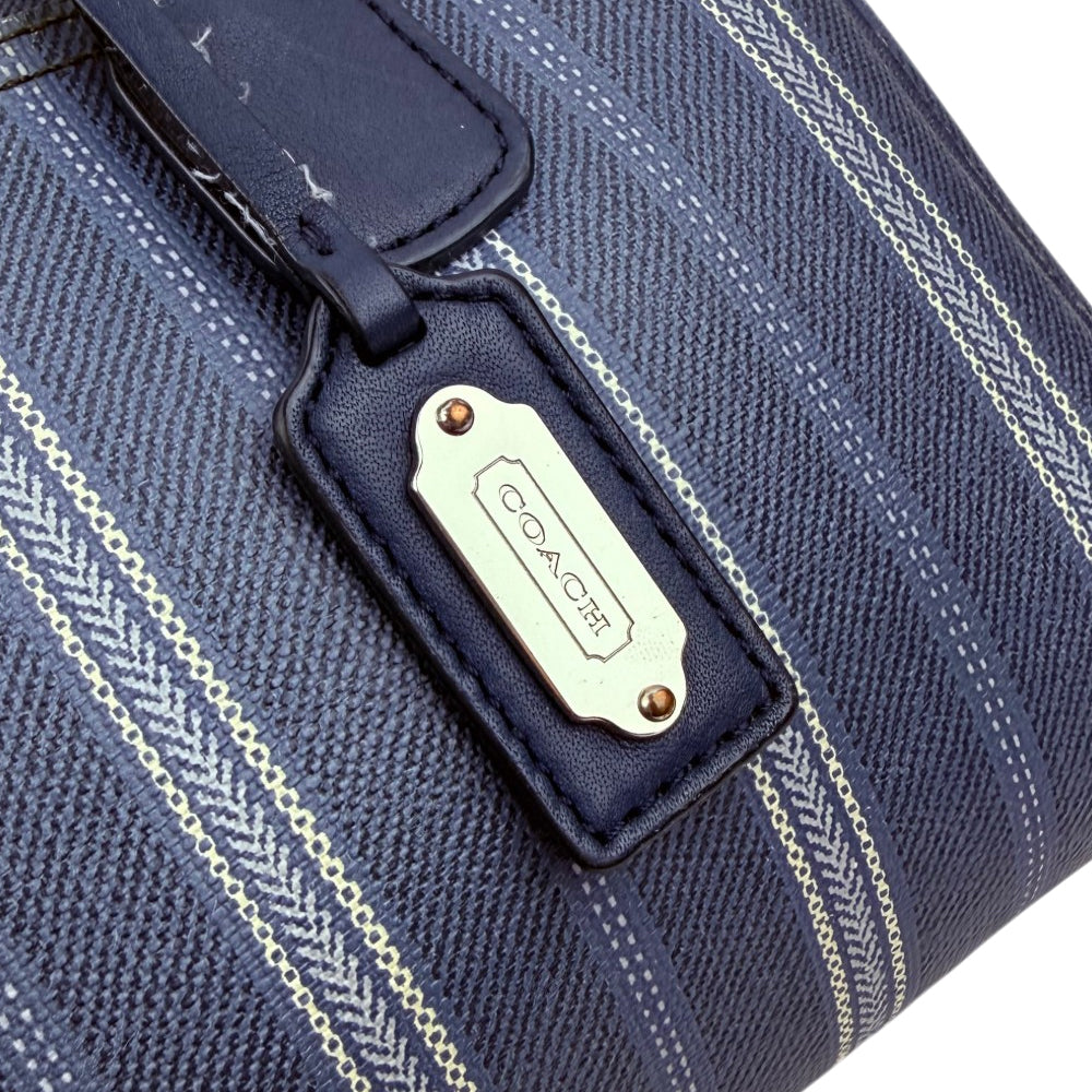 COACH Legacy Blue Shoulder Hand Bag LHQ1875
