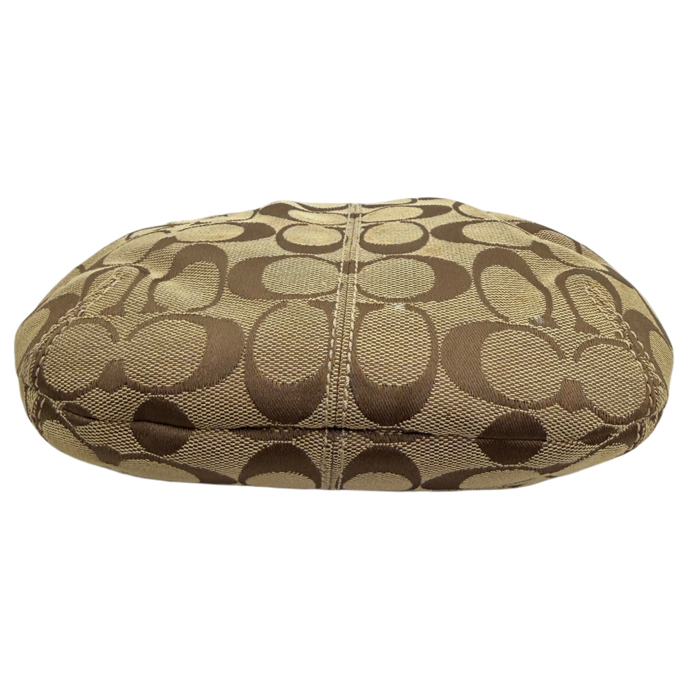 COACH Signature Brown Canvas Crossbody Bag LHQ1876