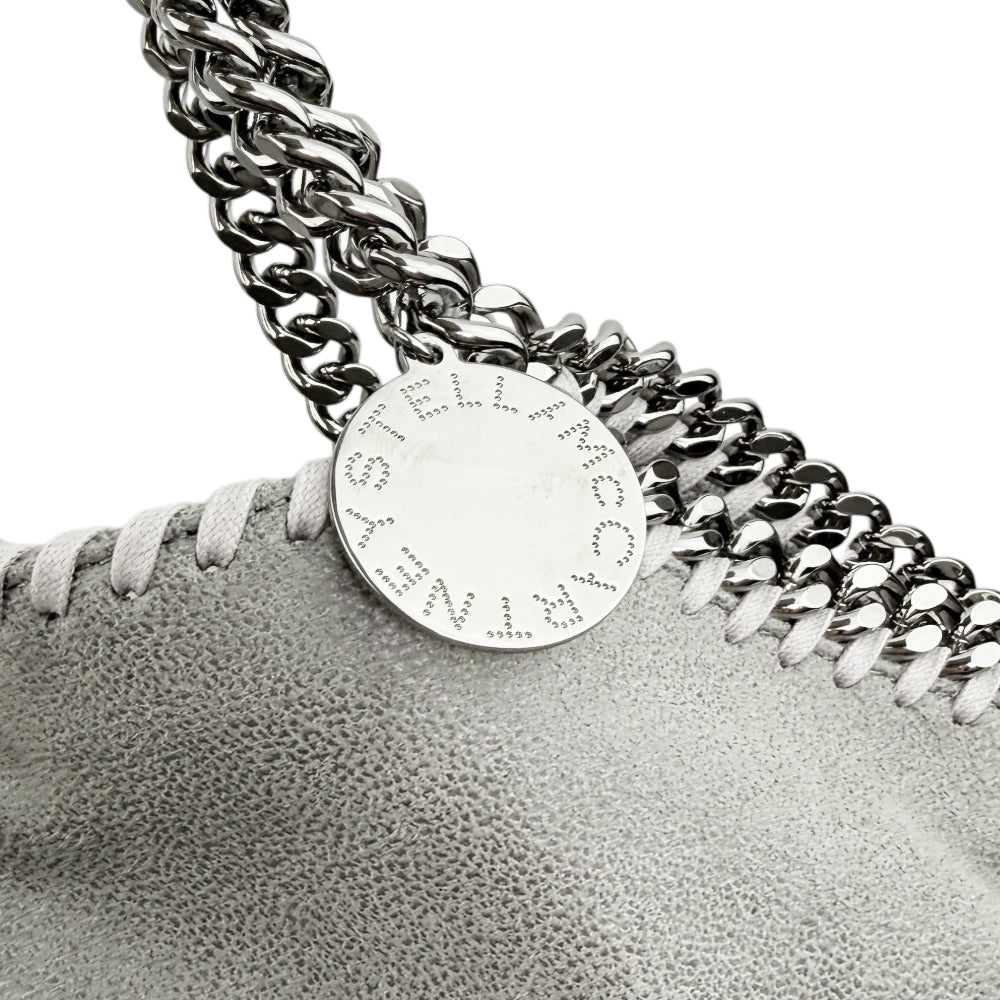 STELLA McCARTNEY Large Falabella Grey Chain Shoulder Bag LHQ1886