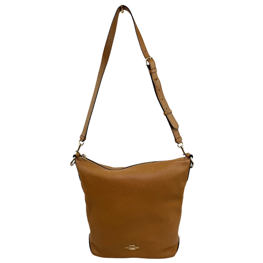 COACH Brown Leather Hobo Shoulder Bag LHQ1893