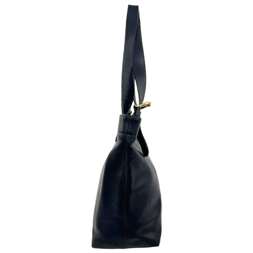 COACH Vintage Black Leather Shoulder Bag LHQ1894