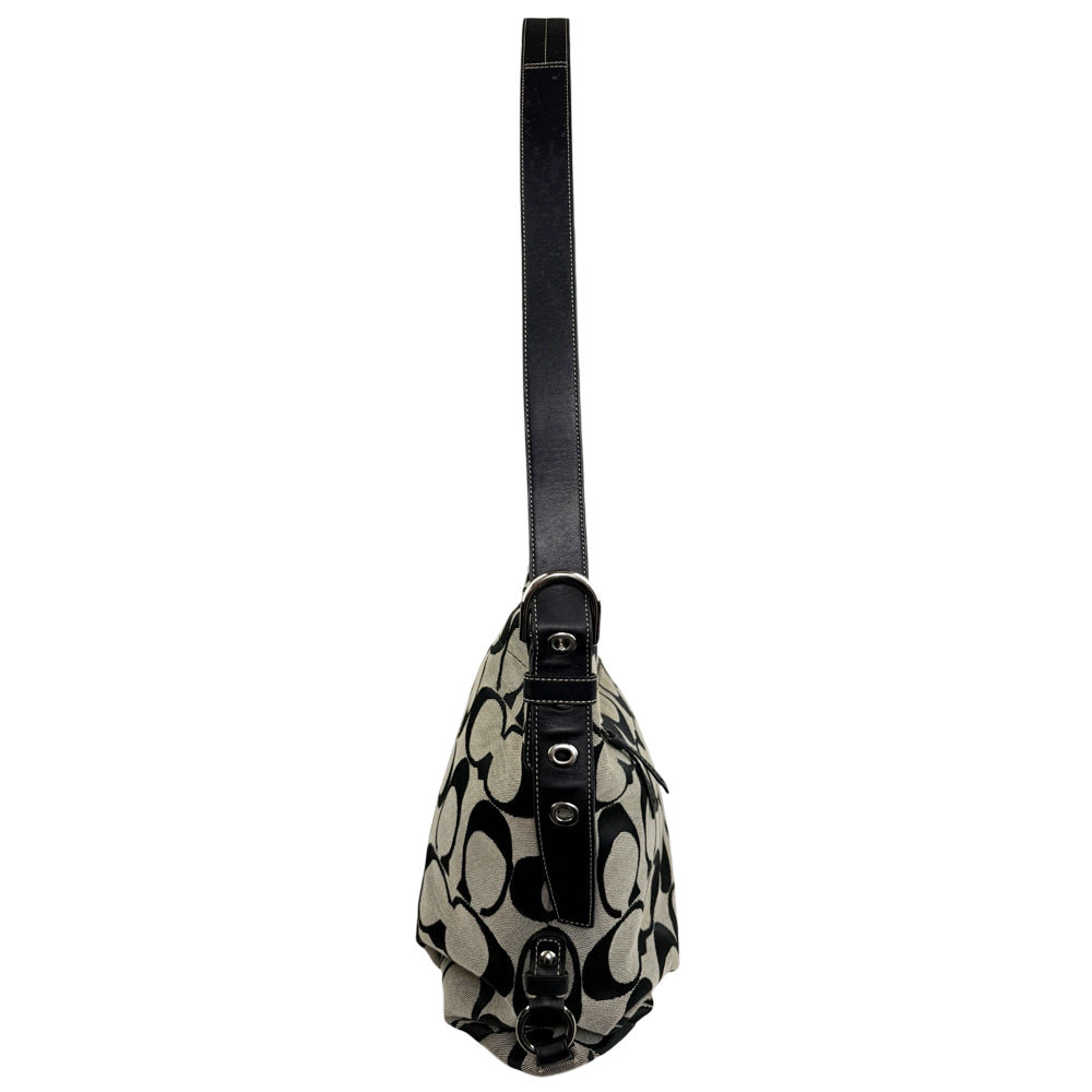 COACH Signature Canvas Hobo Shoulder Bag LHQ1895