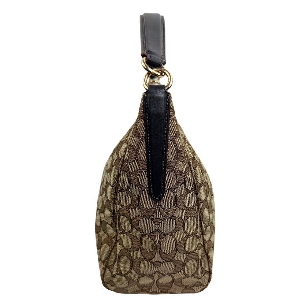 COACH Celeste Signature Canvas Brown Hand Bag LHQ1898