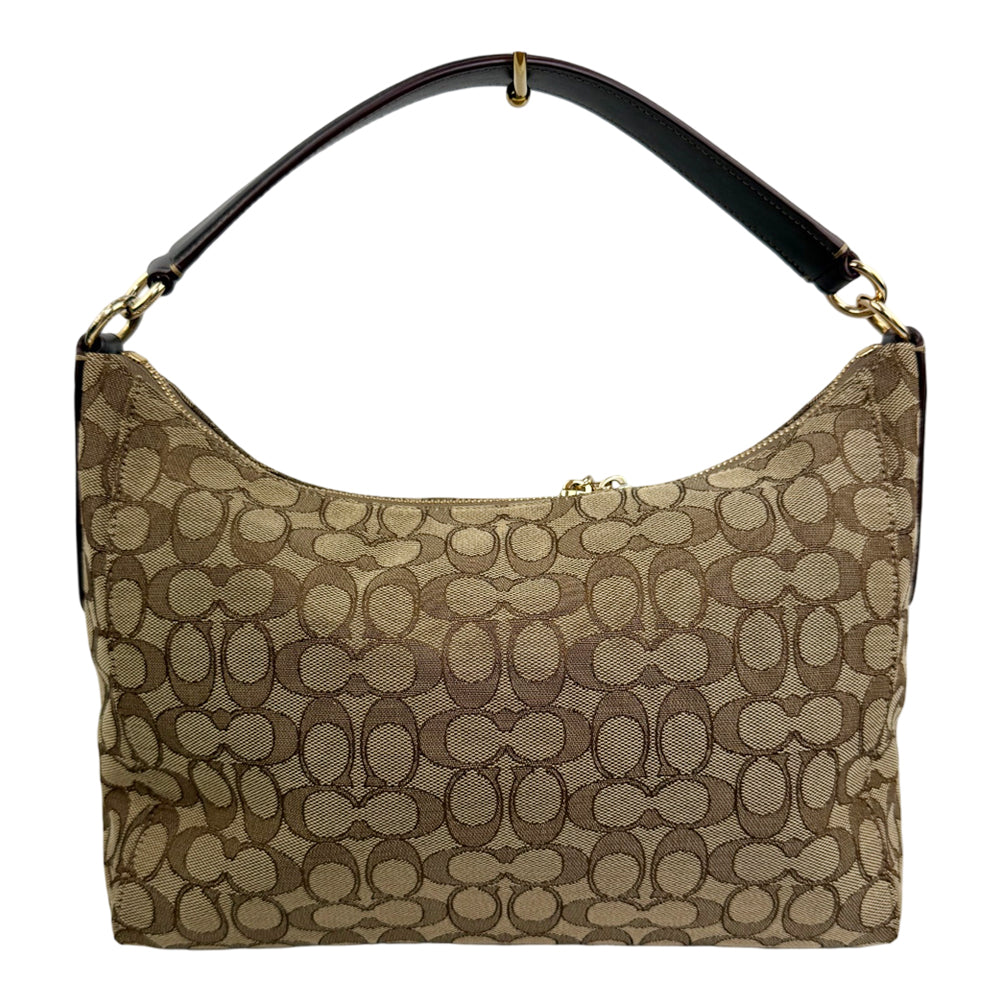 COACH Celeste Signature Canvas Brown Hand Bag LHQ1898