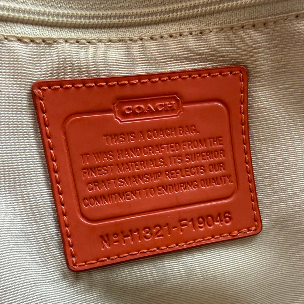 COACH Signature Canvas Brown Tote Bag LHQ1889