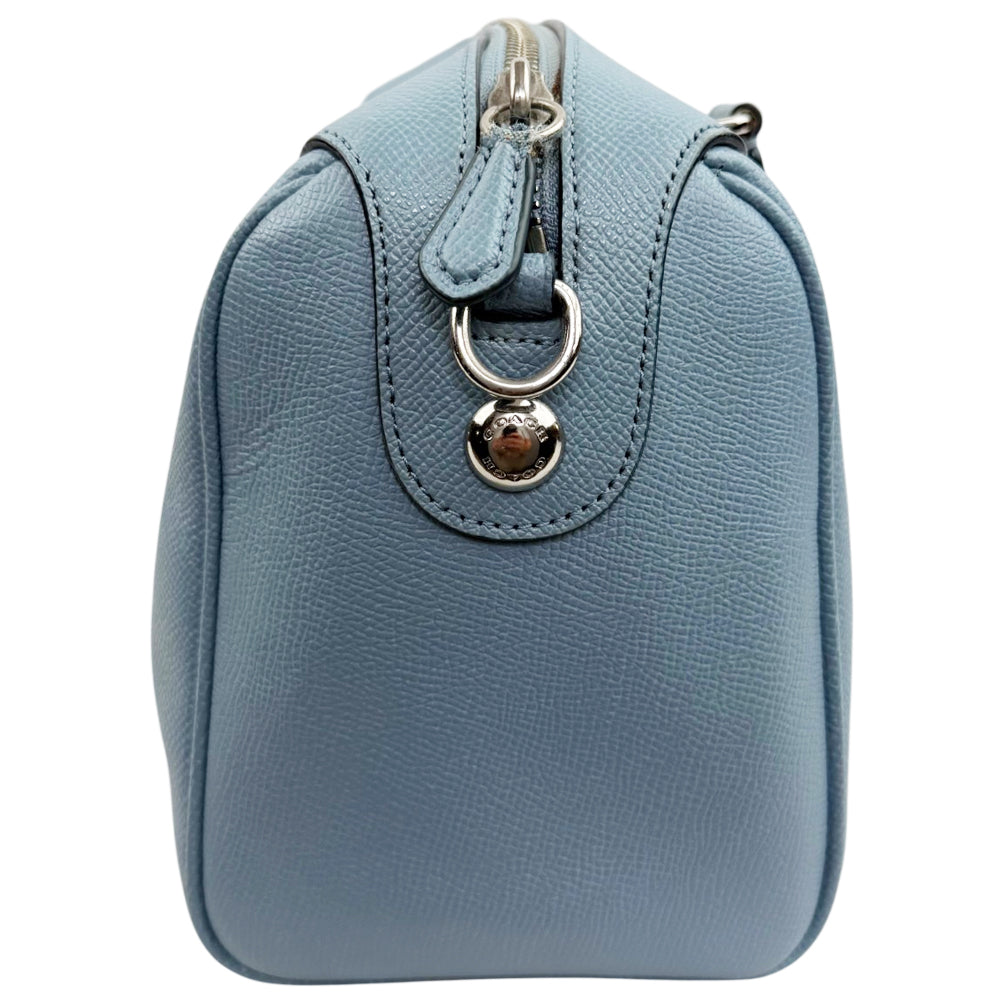 COACH Mini Bennet Blue Leather 2 Way Crossbody Hand Bag LHQ1901