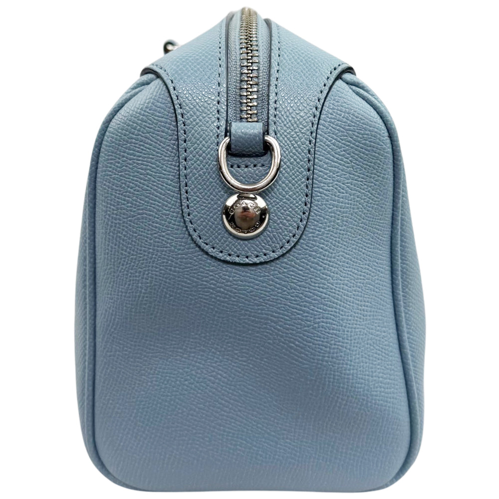 COACH Mini Bennet Blue Leather 2 Way Crossbody Hand Bag LHQ1901