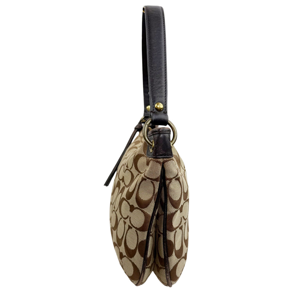 COACH Signature Canvas Tassel Shoulder Bag LHQ1916