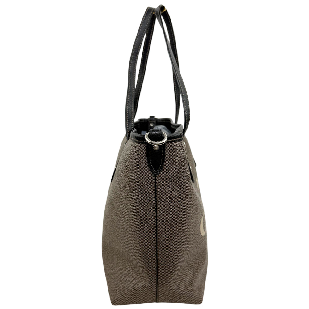 COACH 'Horse & Carriage' City Grey Canvas Tote Shoulder Bag LHQ1917