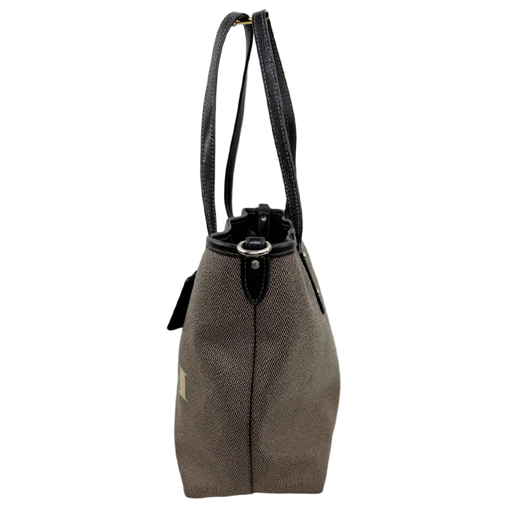 COACH 'Horse & Carriage' City Grey Canvas Tote Shoulder Bag LHQ1917