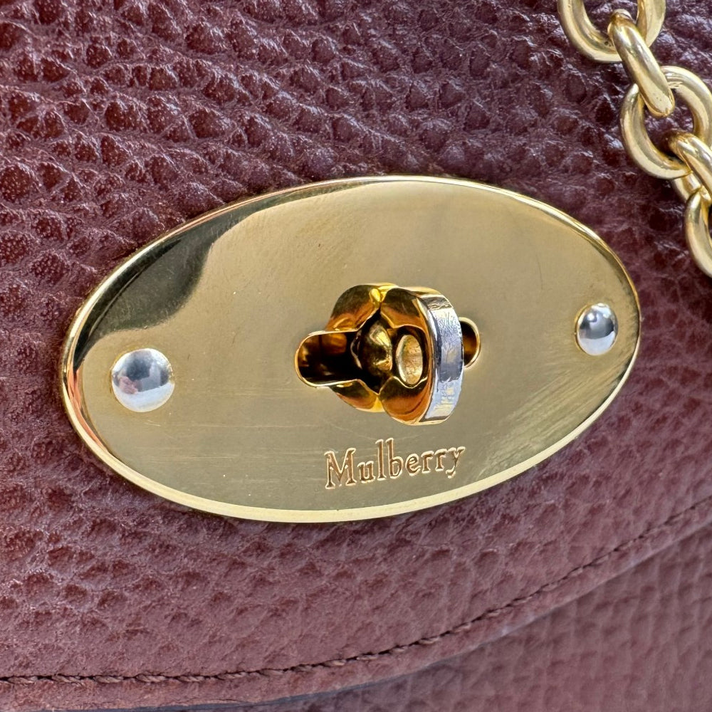 MULBERRY Darley Brown Leather Shoulder Bag LHQ1925