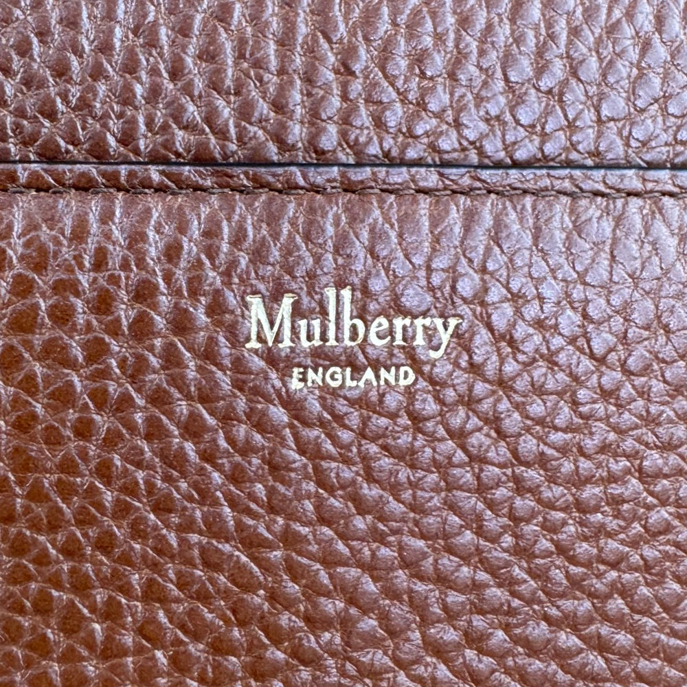 MULBERRY Darley Brown Leather Shoulder Bag LHQ1925