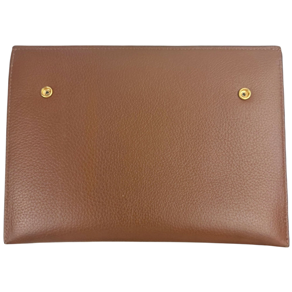 MULBERRY Bayswater Brown Leather Tote Shoulder Bag LHQ1926