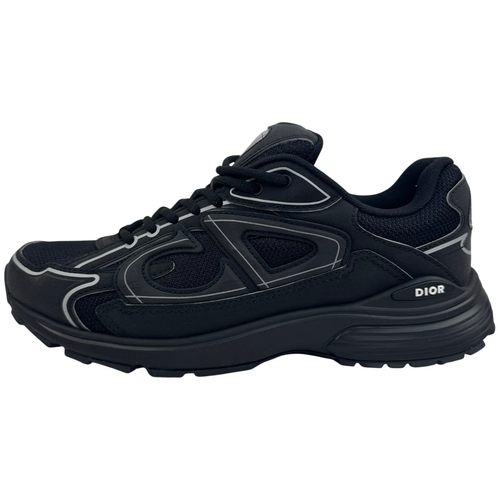 CHRISTIAN DIOR B30 Black Trainers Size 7.5 UK LHQ1927
