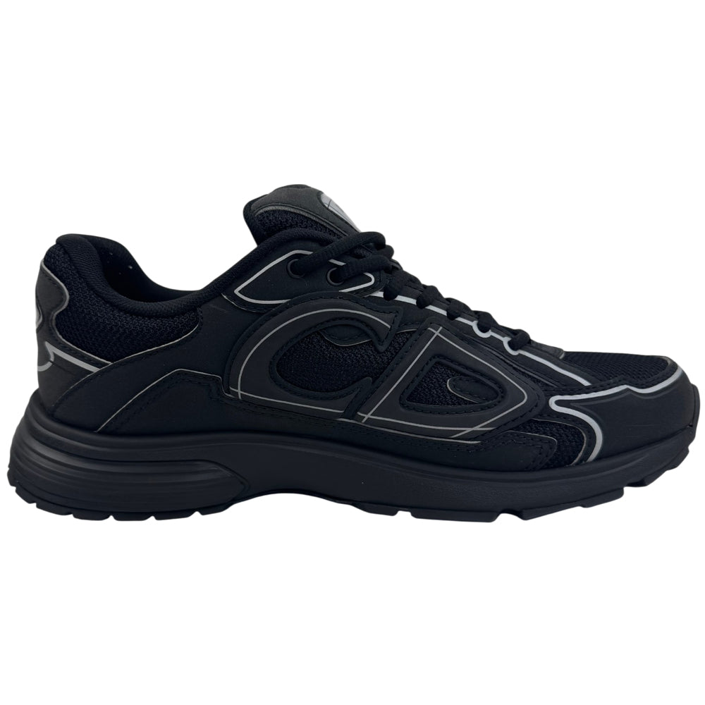 CHRISTIAN DIOR B30 Black Trainers Size 7.5 UK LHQ1927