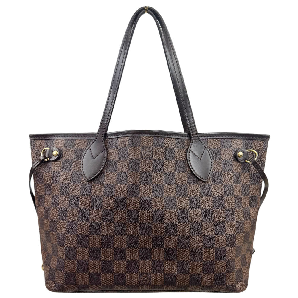 LOUIS VUITTON Neverfull PM Damier Ebene Shoulder Bag LHQ1936