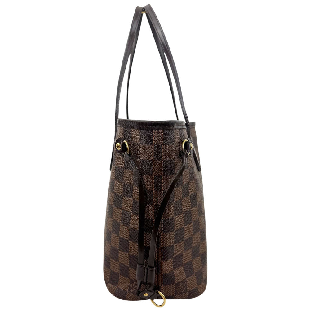 LOUIS VUITTON Neverfull PM Damier Ebene Shoulder Bag LHQ1936