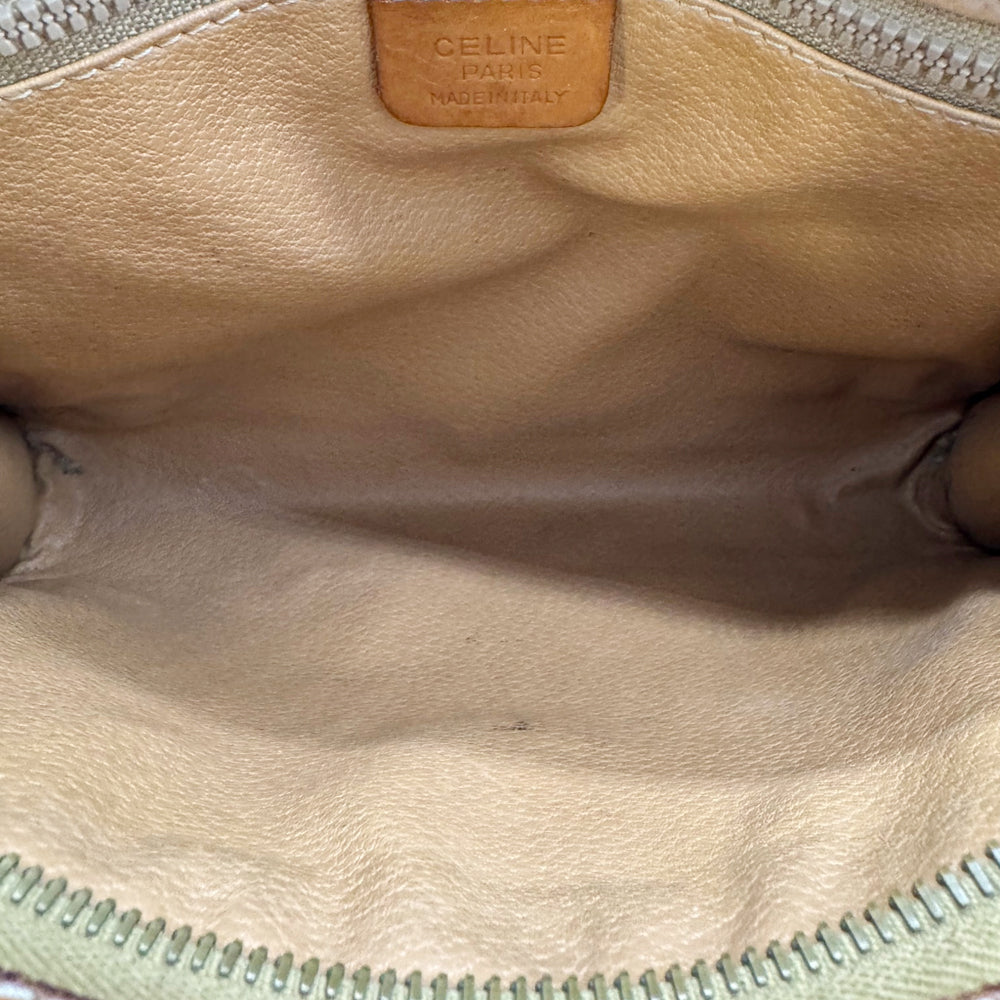 CELINE Macadam Brown Clutch Pouch LHQ1971