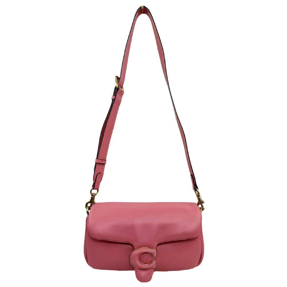COACH Pillow Tabby 26 Pink Leather Shoulder Bag LHQ1974