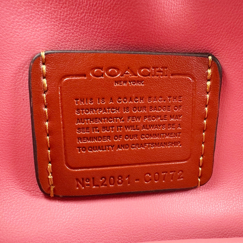 COACH Pillow Tabby 26 Pink Leather Shoulder Bag LHQ1974