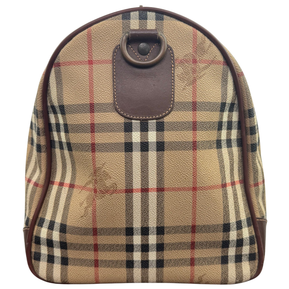 BURBERRY Nova Check Duffle/Boston Bag LHQ1982