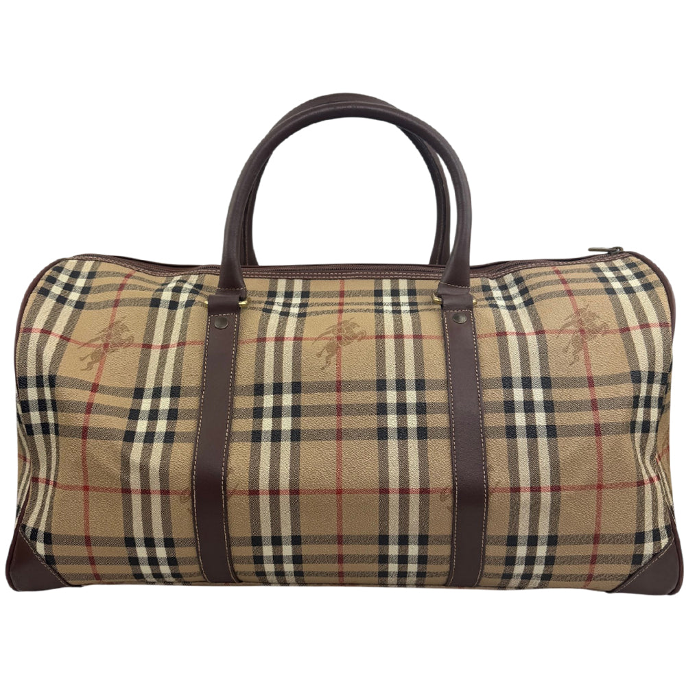 BURBERRY Nova Check Duffle/Boston Bag LHQ1982