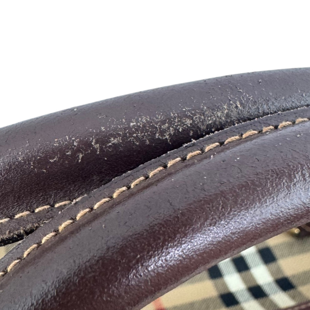 BURBERRY Nova Check Duffle/Boston Bag LHQ1982
