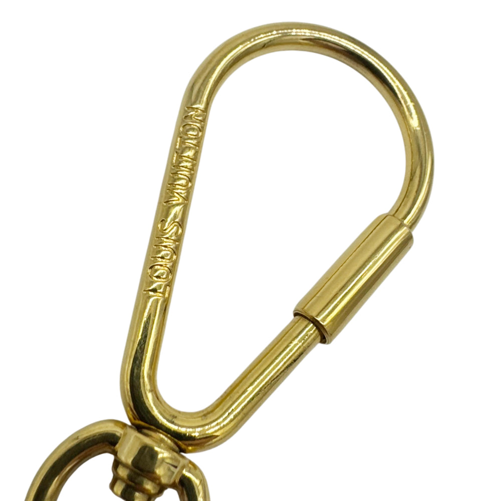 LOUIS VUITTON Gold Puzzle Key Chain Bag Charm LHQ1984
