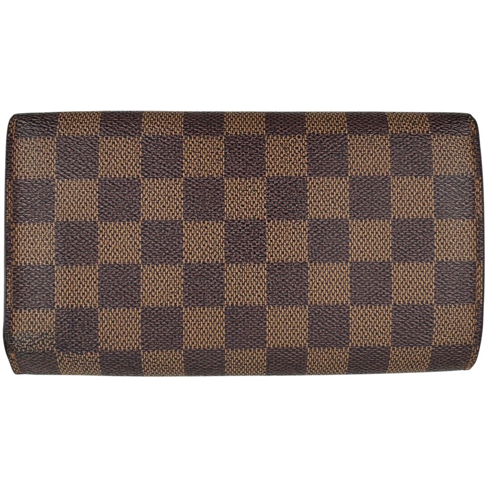 LOUIS VUITTON Damier Ebene Sarah Purse Wallet LHQ1986