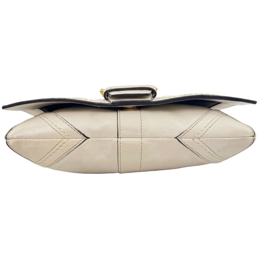 COACH Soho White Leather Shoulder Bag LHQ1987