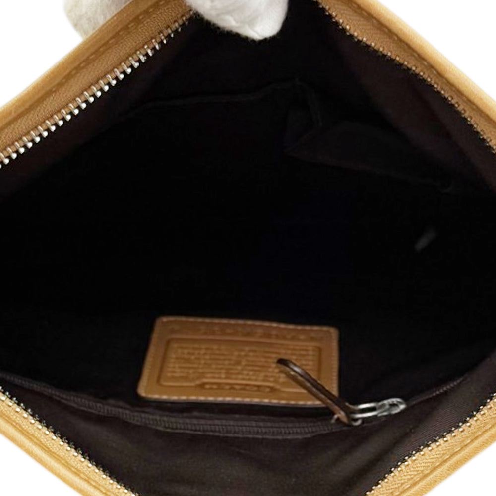 COACH Soho Brown Signature Canvas Shoulder Bag LHQ1989