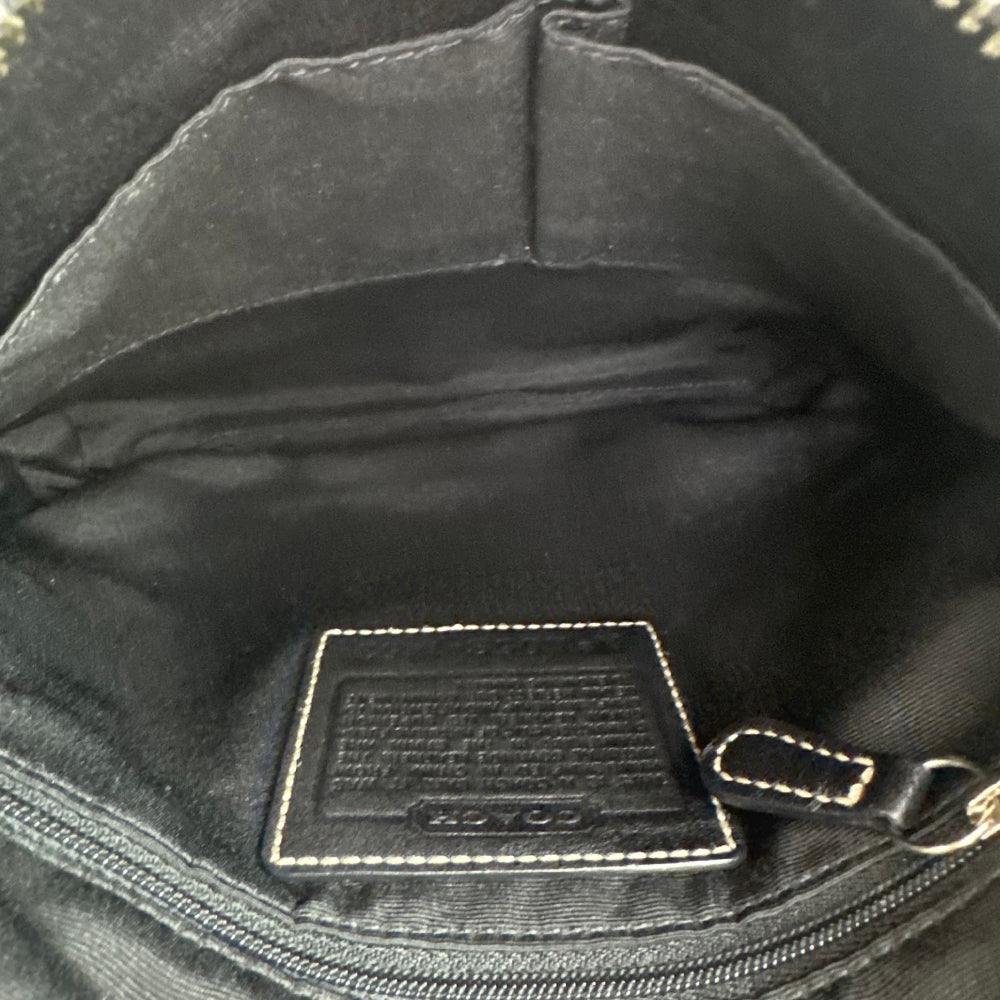 COACH Soho Black Leather Shoulder Bag LHQ1990