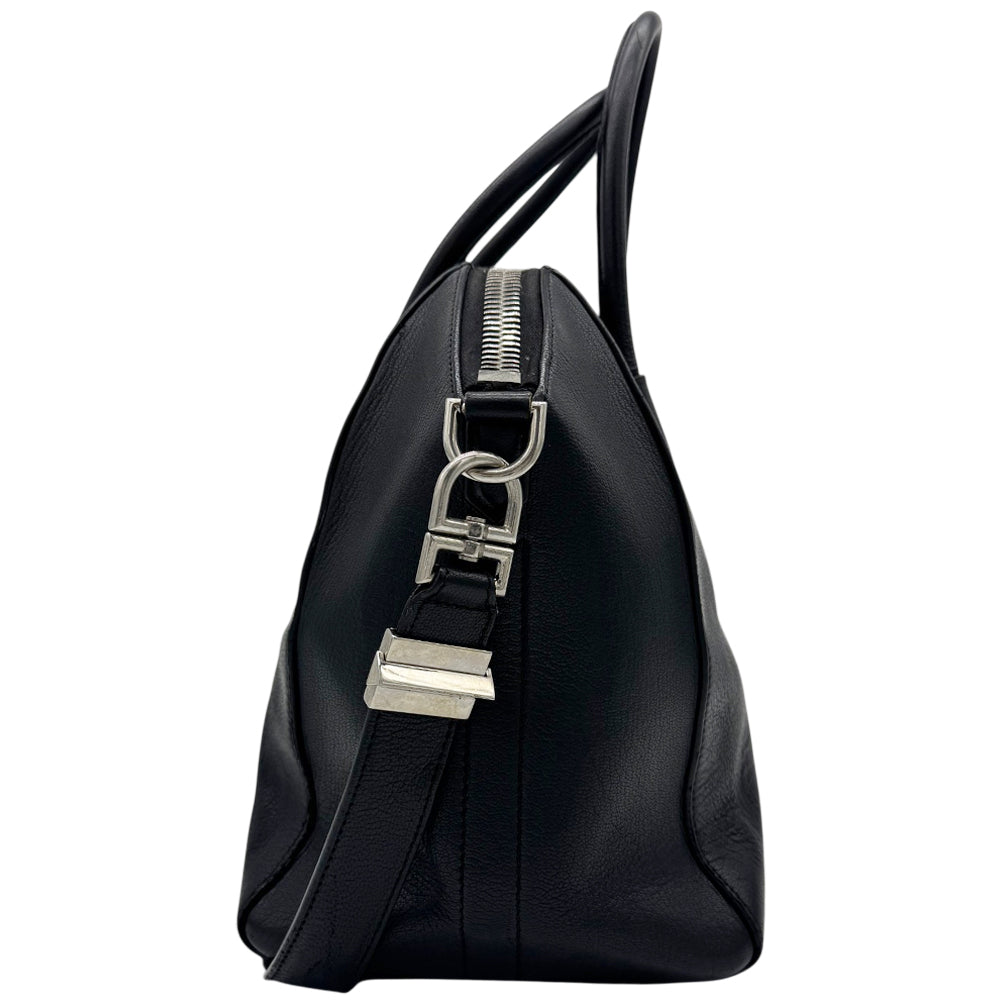 GIVENCHY Antigona Medium Black Leather Shoulder Bag LHQ1994