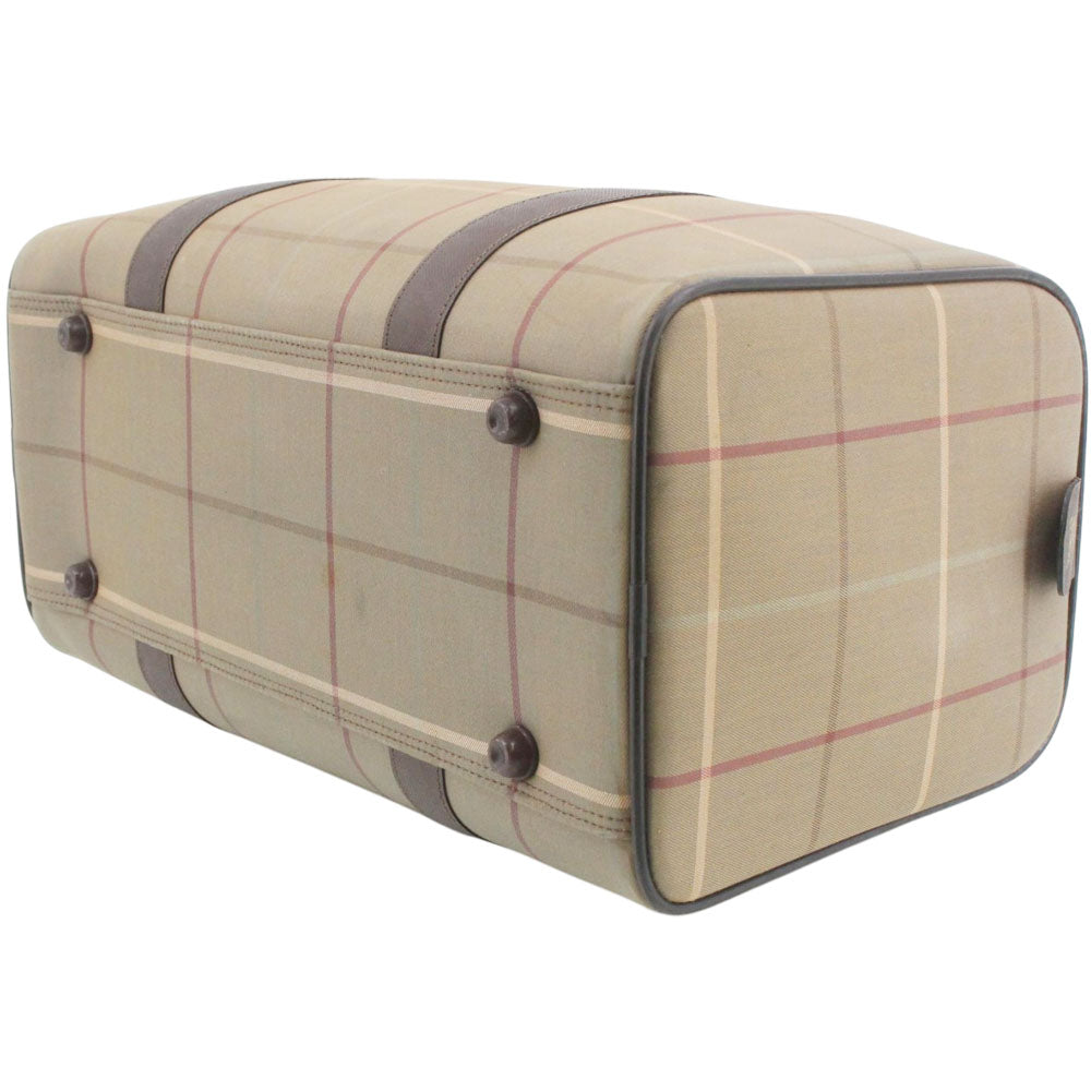 BURBERRY Check Duffle/Boston Bag LHQ2001
