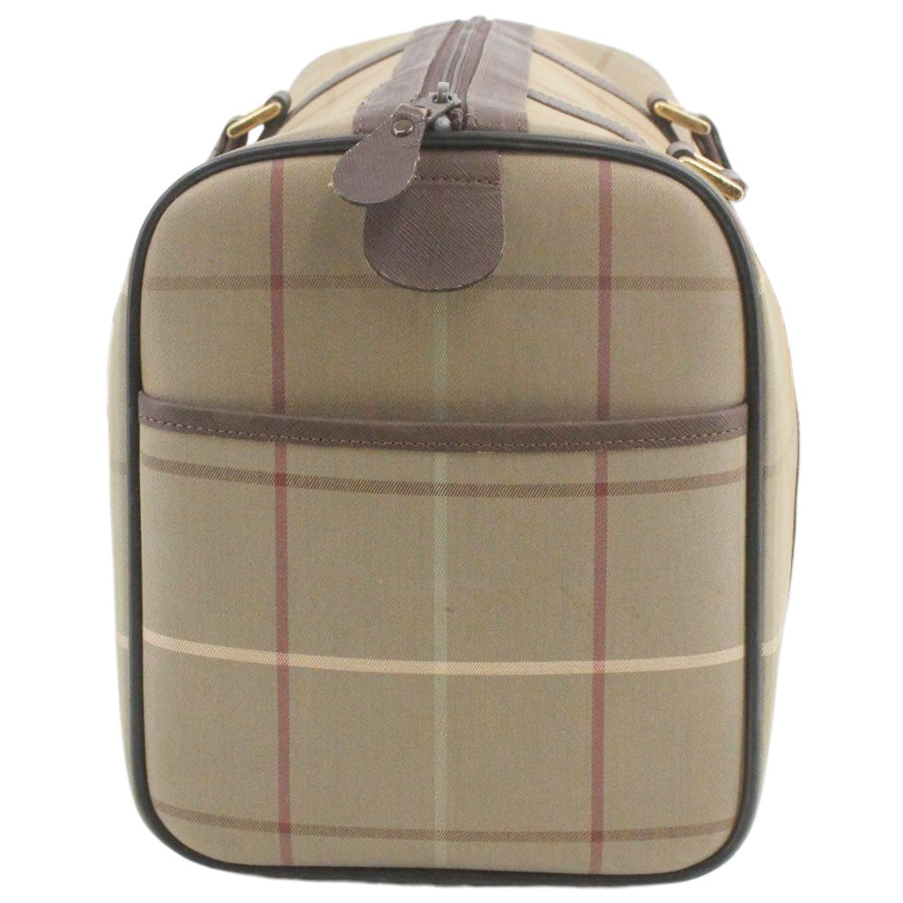 BURBERRY Check Duffle/Boston Bag LHQ2001