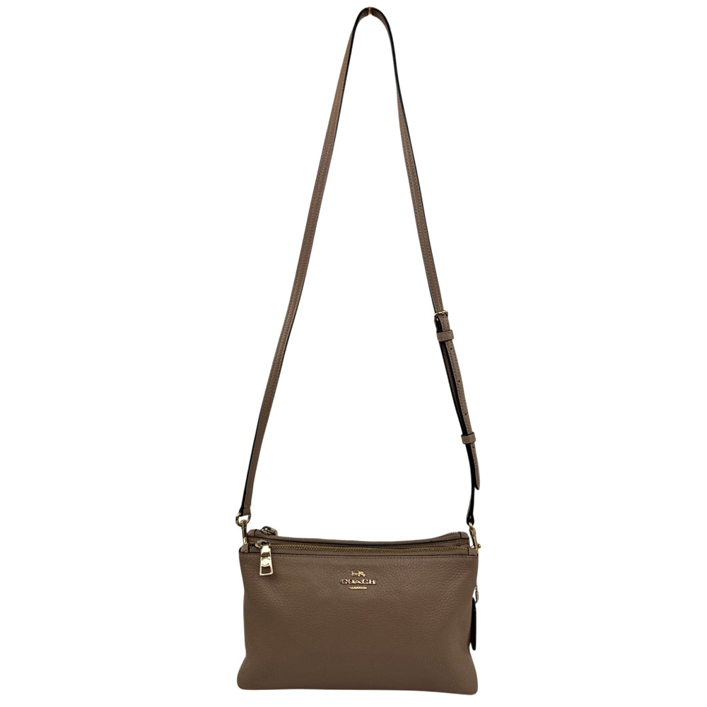 COACH Brown Leather Crossbody Bag LHQ2011