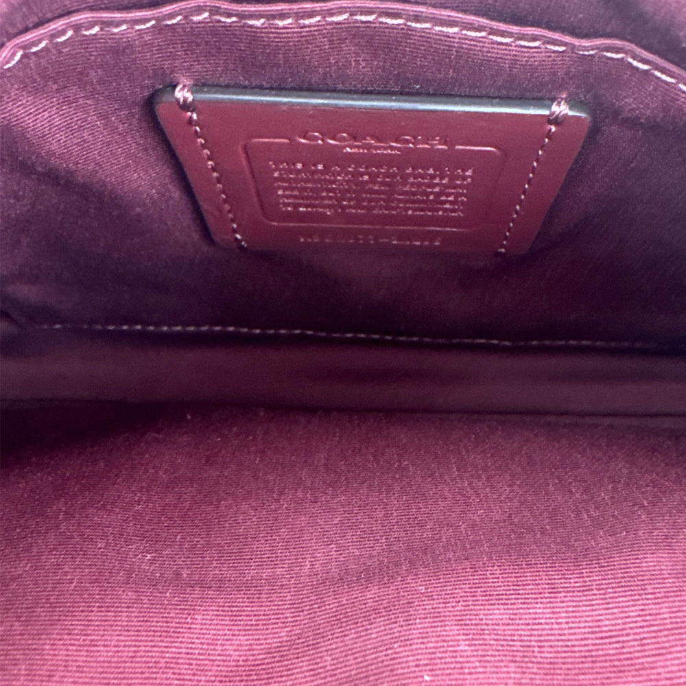 COACH Brown Leather Crossbody Bag LHQ2011